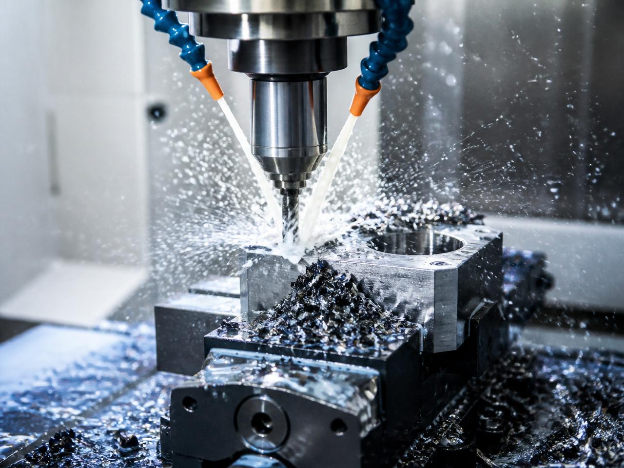 Usinagem CNC de componentes metálicos Brassud